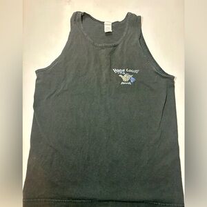 Suna Hang Loose Hawaii Maui Tank Top – Faded Black – Size M unisex